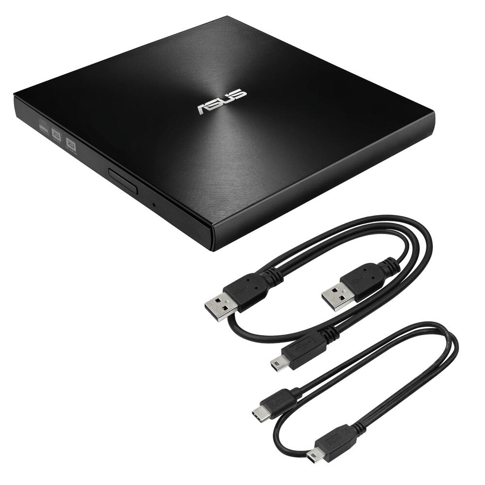 ASUS ZenDrive Black 13mm External 8X DVD/Burner Drive +/-RW With M-Disc Support